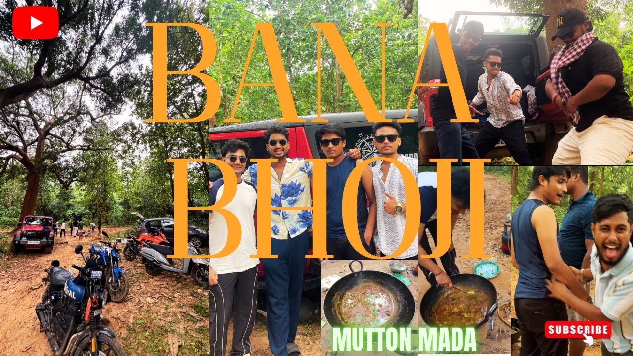 BANA BHOJI 2025🔥| Full Gho Gha🎉 | Dance 🕺 Mutton 🥘 Fun Unlimited | Must Watch Vlog | Animesh RM