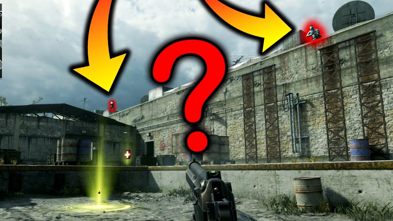 GLITCH SPOT ON TOP OF THE MAP?! (HIDE N' SEEK ON THE ROOF COD 4 REMASTERED)