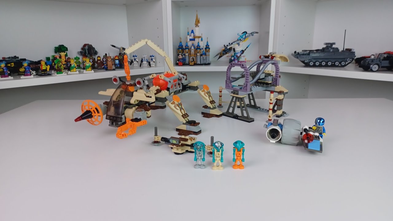 Lego Throwback Friday, Life on Mars 7310 Mono Jet and 7316 Excavation Searcher Review!