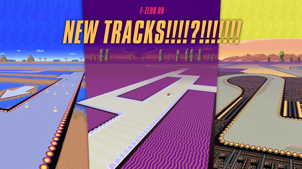 F-Zero 99 - first races on NEW glitch tracks (1.7.0 update)