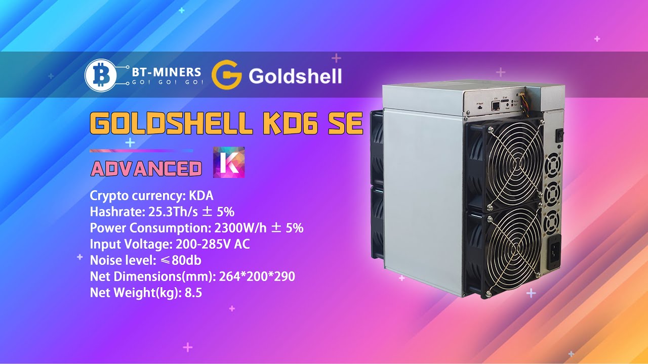 Goldshell KD6 SE 25.6Th/s Kadena Miner #crypto #btminers#cryptomining #ethereum #bitcoin