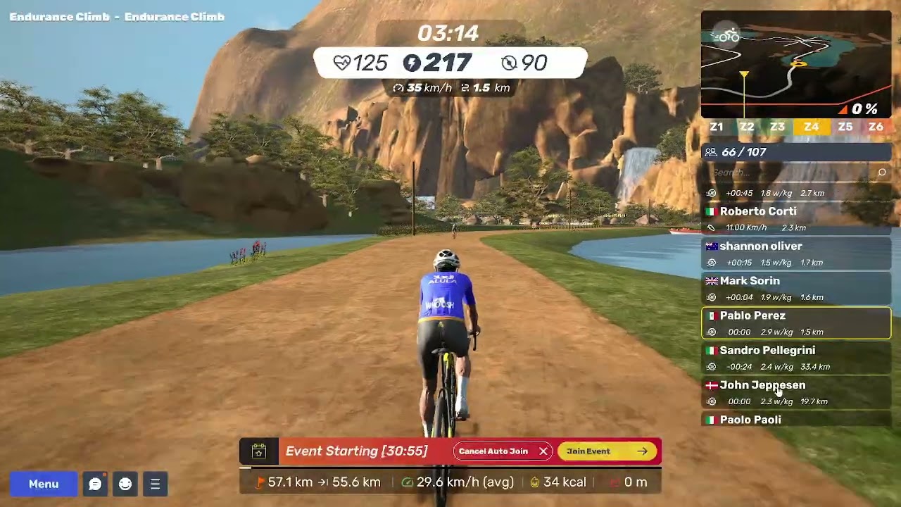 Endurance Climb into my Whoosh