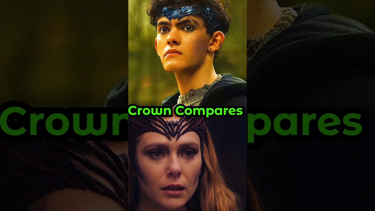 Billy Maximoff Crown VS  Scarlet Witch Crown  #AgathaAllAlong  #Wandavision #agatha #AgathaHarkness