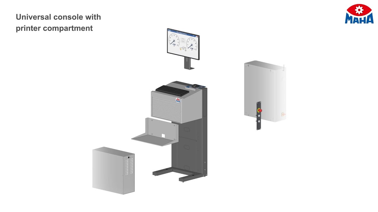C_MCD &ndash; Product Animationsvideo (EN). The modular Universal Console by MAHA.