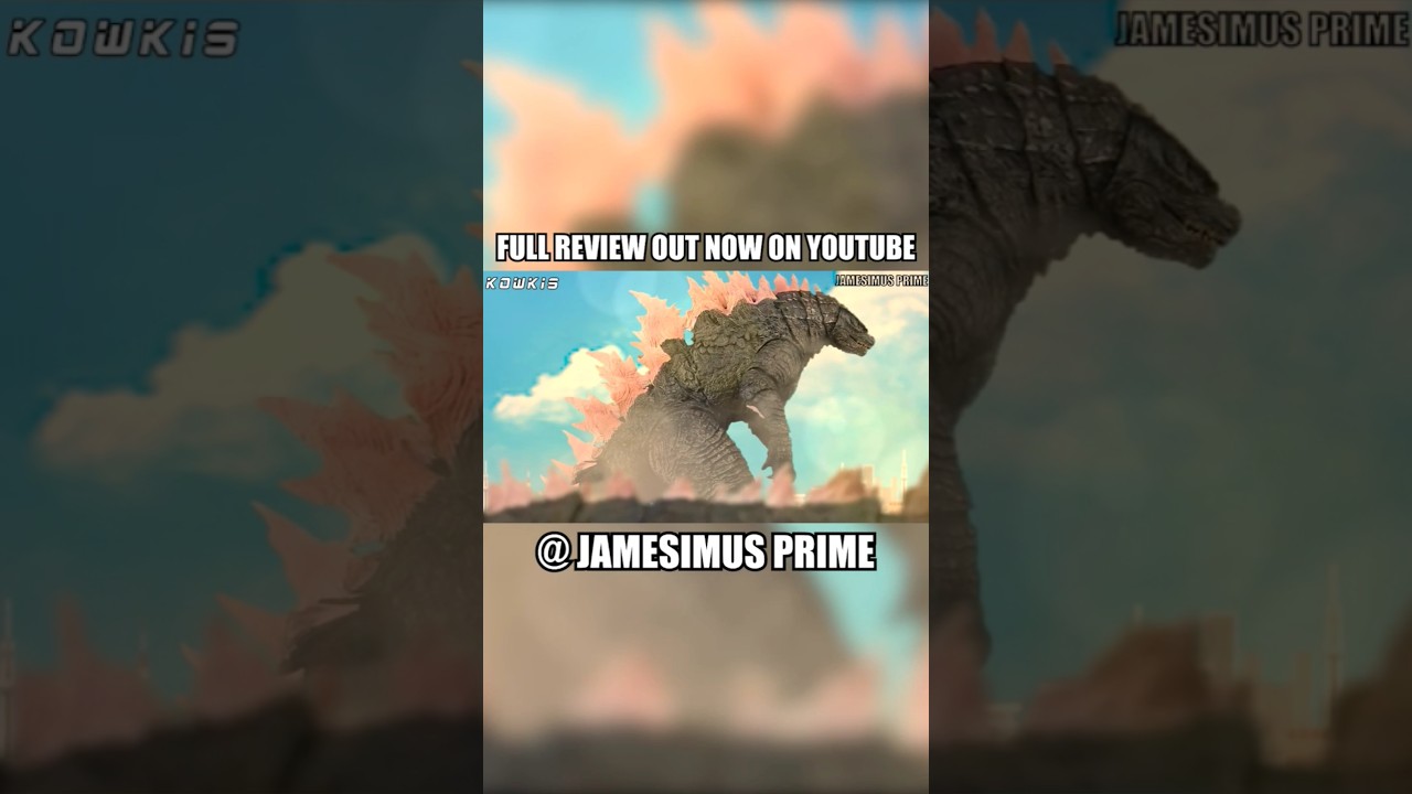 Hiya Toys Godzilla Evolved Stop Motion Short | Jamesimus Prime #Godzilla #GodzillaXKongTheNewEmpire