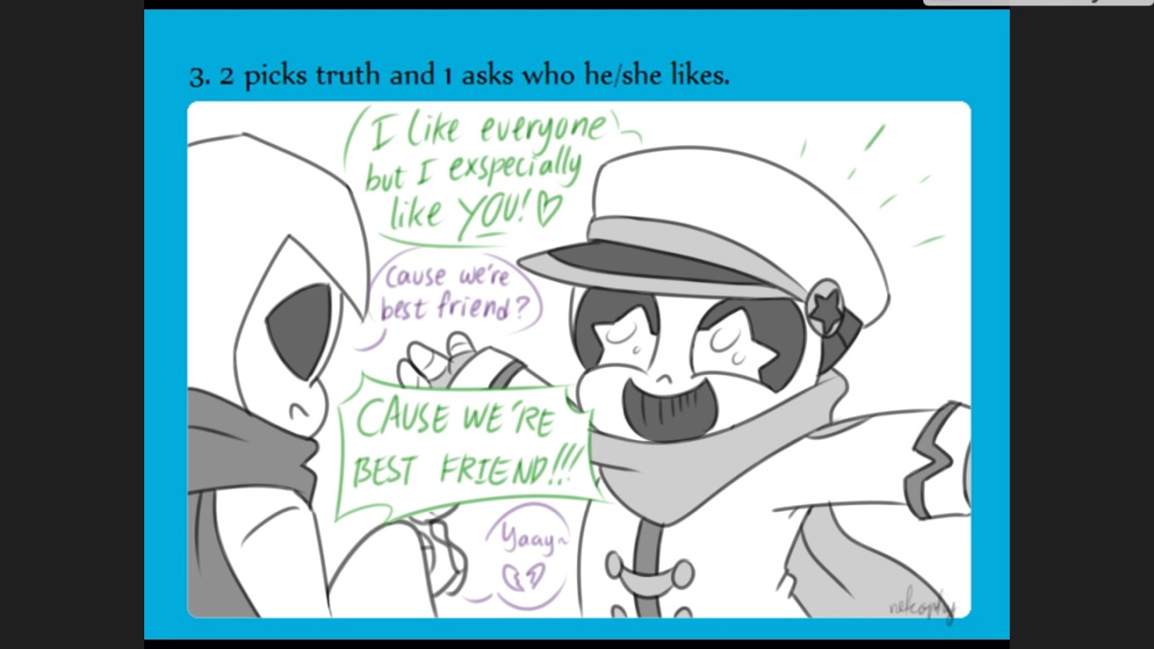 Truth or dare meme Nekophy version (little poth)