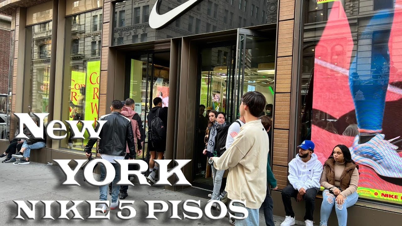 ASÍ ES LA TIENDA NIKE DE 5 PISOS, UBICADA EN LA CIUDAD DE NEW YORK!