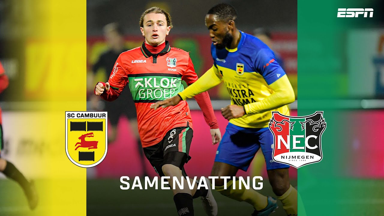 Samenvatting SC Cambuur - N.E.C. | ⚡🔥 BLIKSEMSTART in Leeuwarden! | KNVB Beker