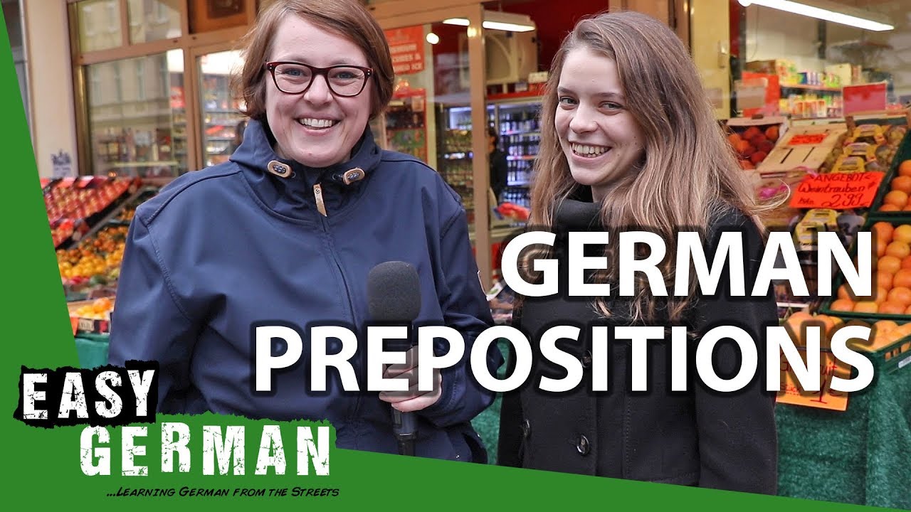 German Prepositions with Dative and Accusative (Wo ist Justyna?) | Super Easy German (120)