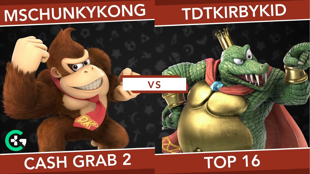 Cash Grab 2 Top 16 - ChunkyKong (DK) Vs. KirbyKid (King K. Rool) Smash Ultimate
