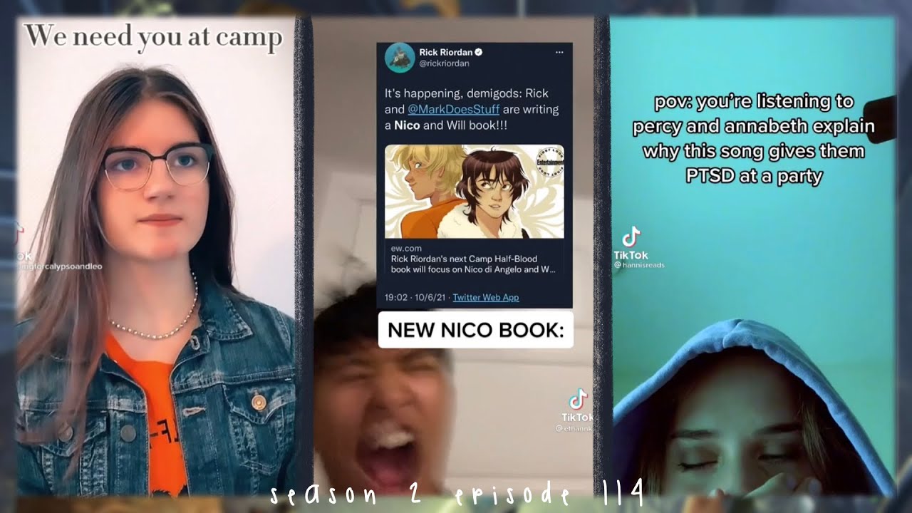 Percy Jackson Tiktoks while listening to the musical | season 2 episode 114