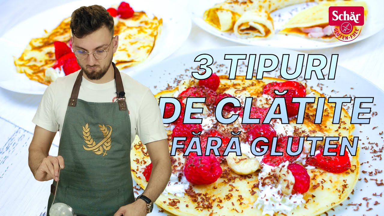 3 tipuri pufoase si gustoase de clatite #faragluten  - Bucataria Fara Gluten EP. 16