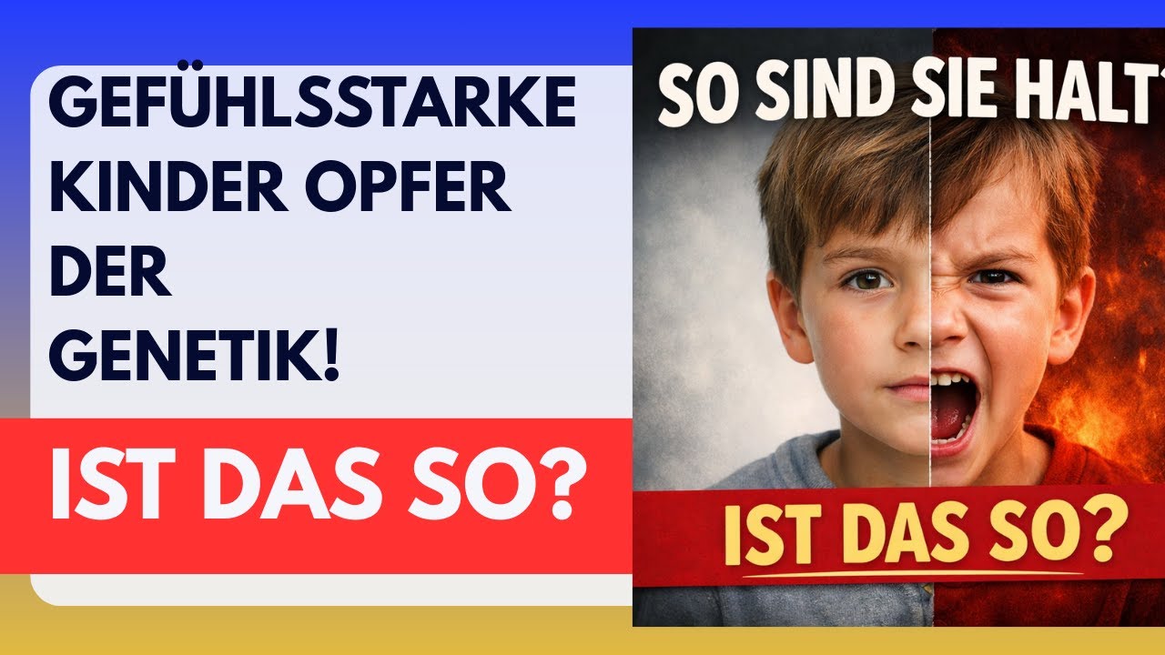 Gefühhlsstarke Kinder - So sind sie halt! Ist das so?