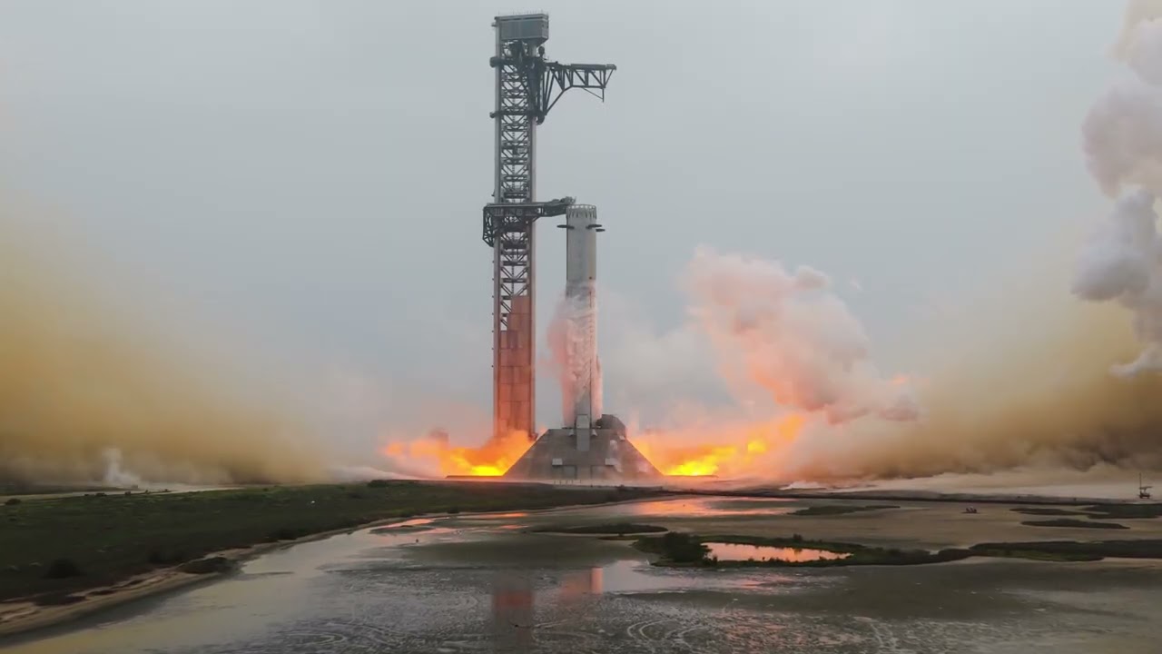 STATIC FIRE! Starship Super Heavy V3 Static Fire