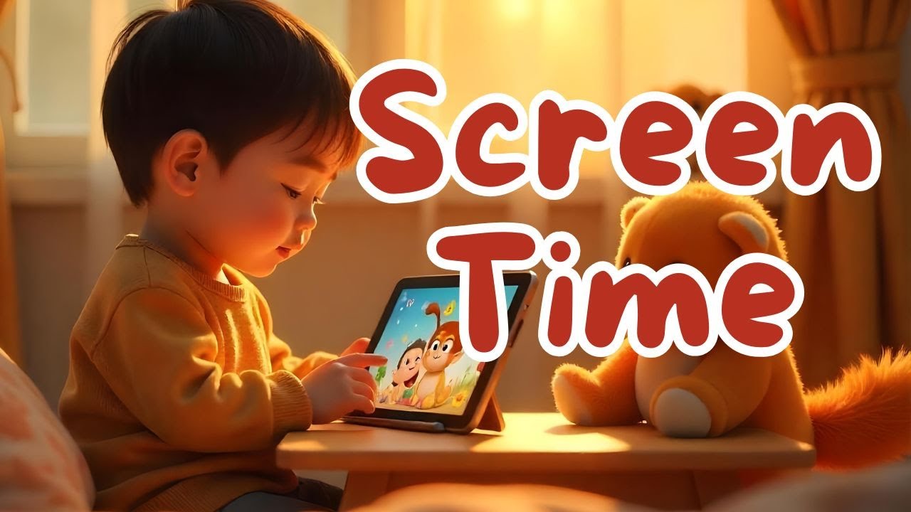 Too Much Screen Time? 🎮 | Screen Time Song 🎶| Fun Kids Rhymes About Play & Healthy Habits!
