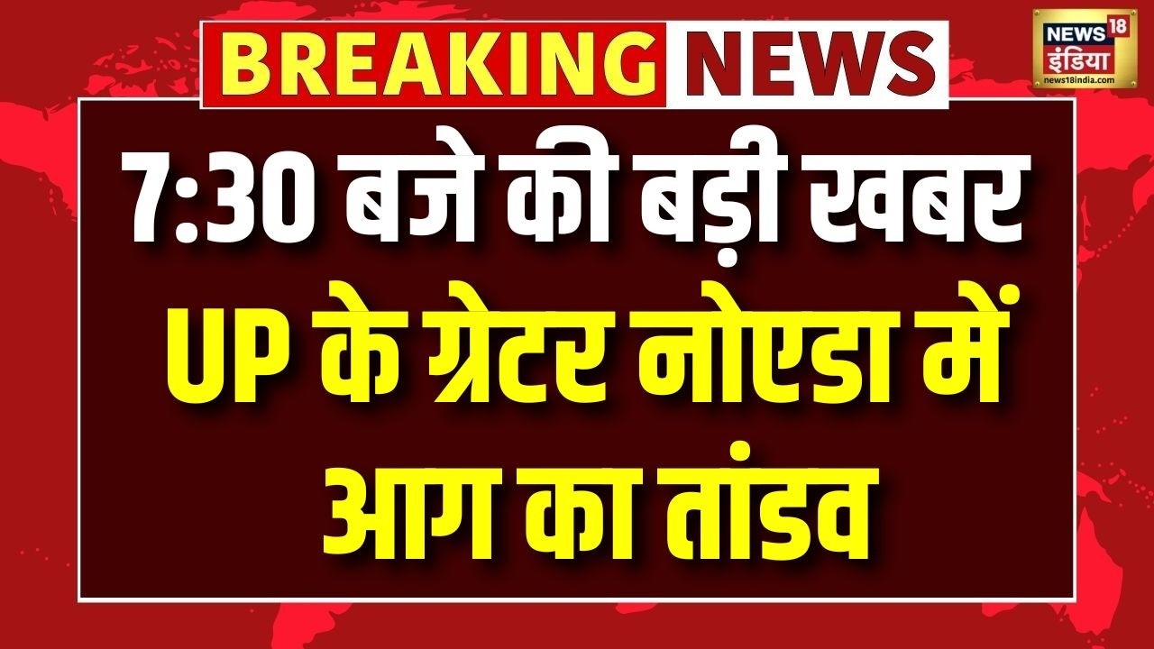 Greater Noida Fire: Shahberi Furniture Market में आग का भयंकर तांडव | UP News | Fire News | Top News