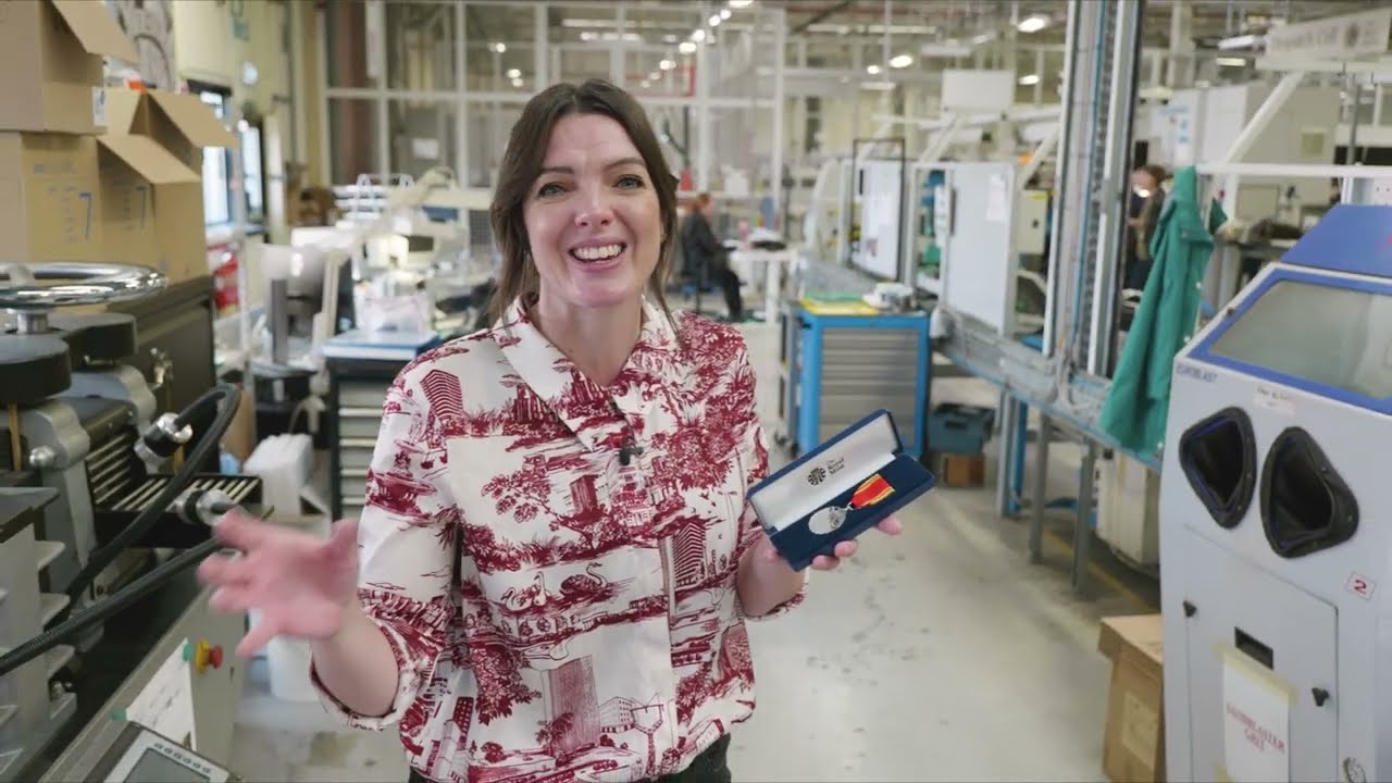 Behind the scenes at the Royal Mint: Striking medals