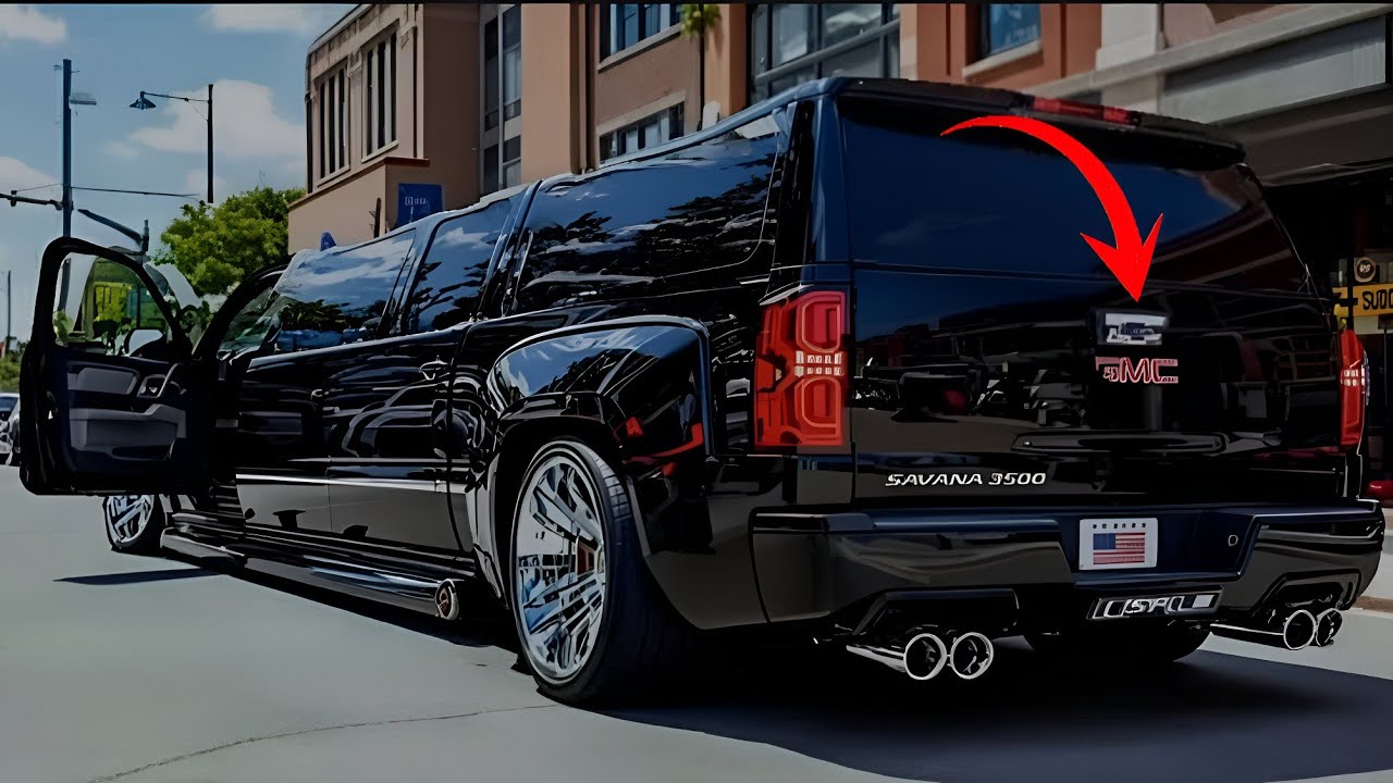 2027 GMC Savana 3500 BLACK LEGSY — Самый брутальный мускул-фургон Америки на свободе!