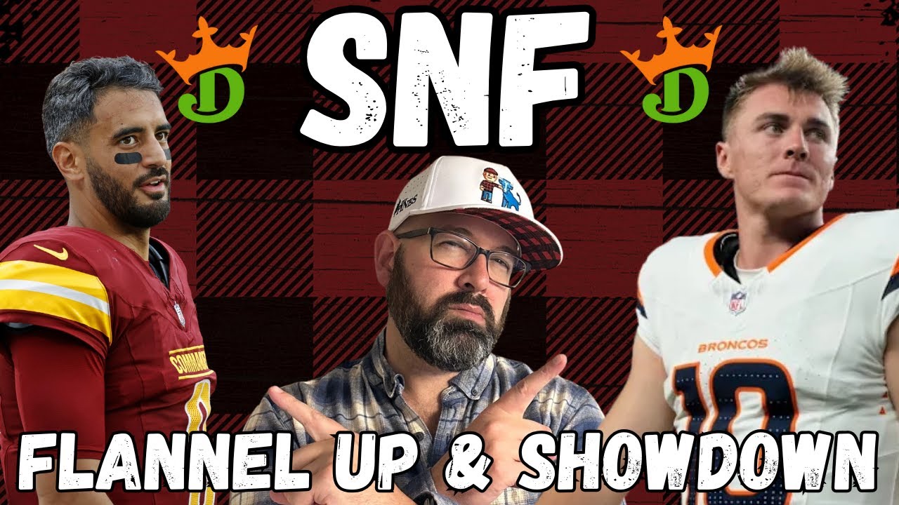 NFL DFS DraftKings Showdown Picks Strategy For Broncos-Commanders Sunday Night Football Lineups