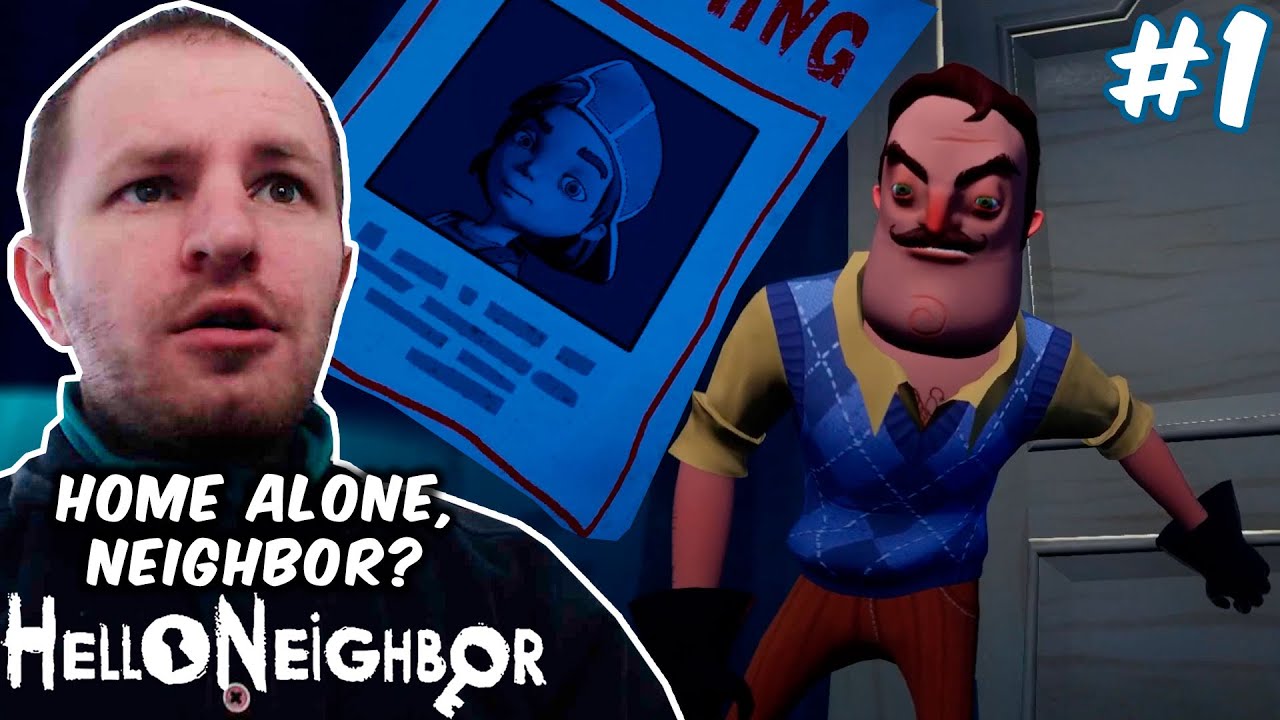 ПРИВЕТ СОСЕД МОД ОДИН ДОМА, ТАИНСТВЕННАЯ МУЗЫКА АКТ 1 | Hello Neighbor mod Home Alone, Neighbor?