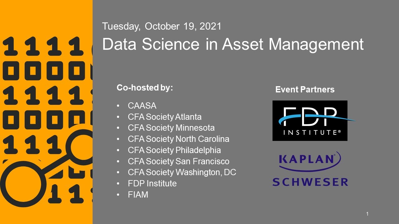 Data Science in Asset Management