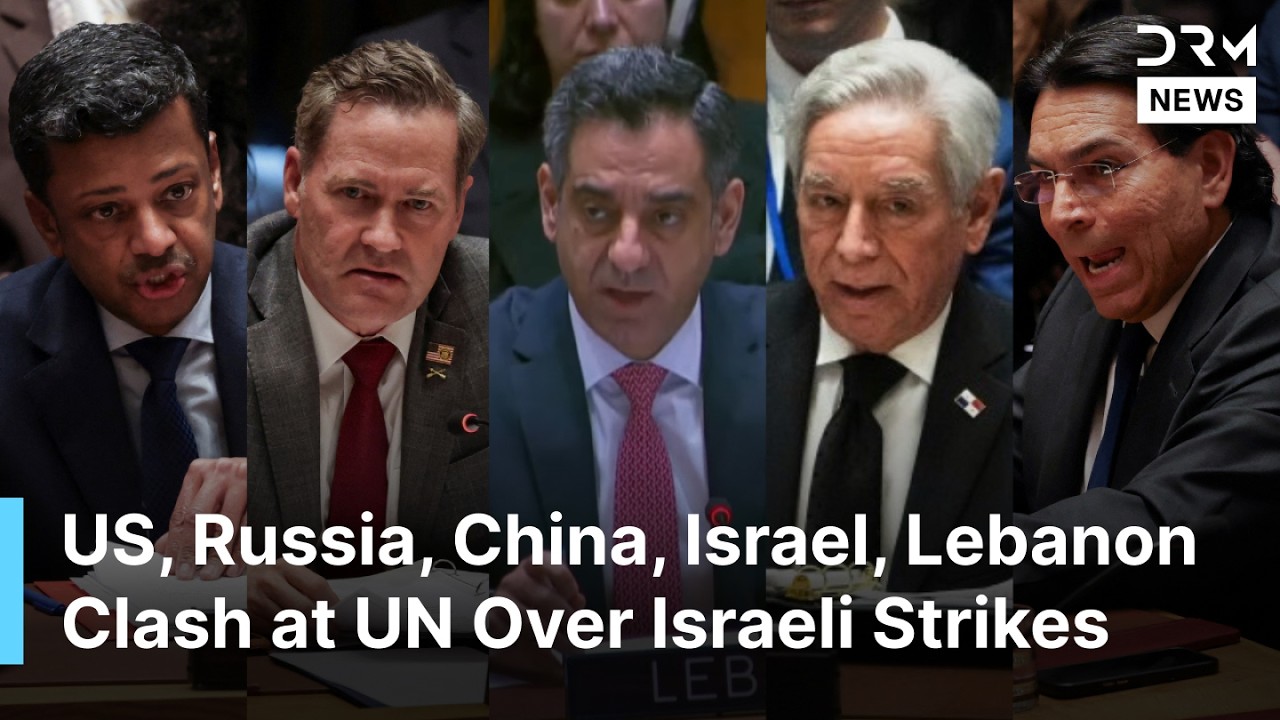 UN CLASH: U.S., Russia, China, Israel, Lebanon, Face off at UN Over Israeli Strikes | AC1N