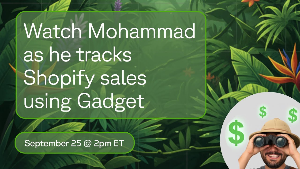 Building a Shopify sales tracker dashboard