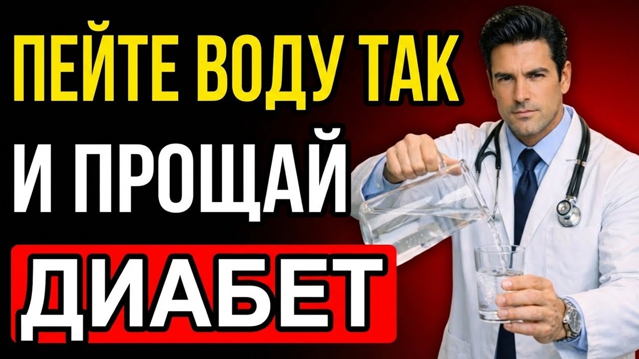 Как пожилым людям правильно пить воду, чтобы снизить уровень сахара в крови и предотвратить диабет