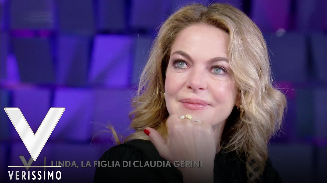 Verissimo - Claudia Gerini e il videomessaggio della figlia Linda Zampaglione