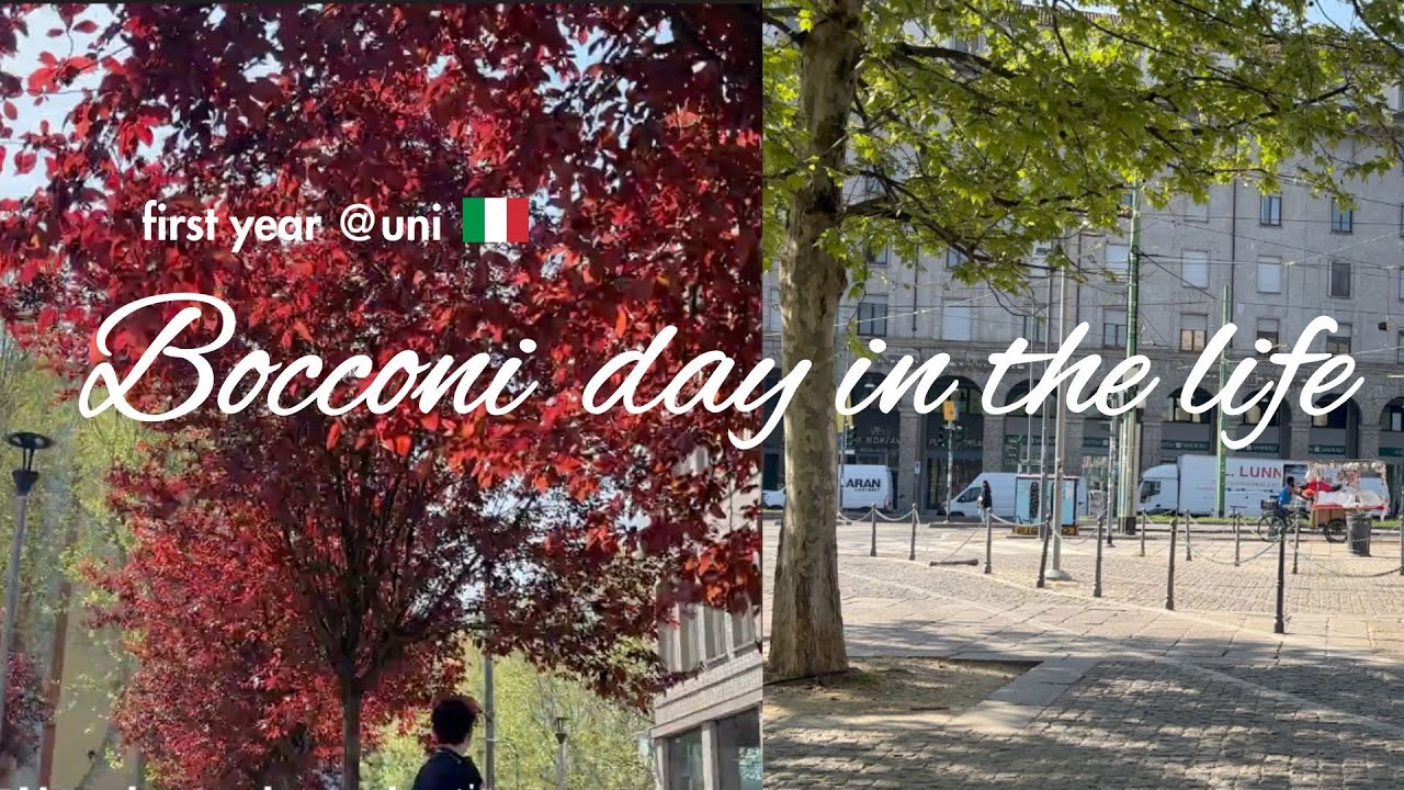 Bocconi Vlog | Day in the life of a first year college student in Milan