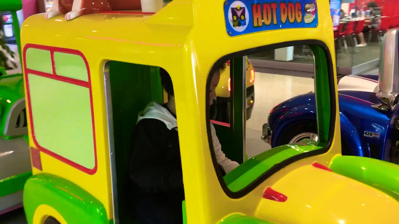 Hotdog truck coin operated kiddie ride