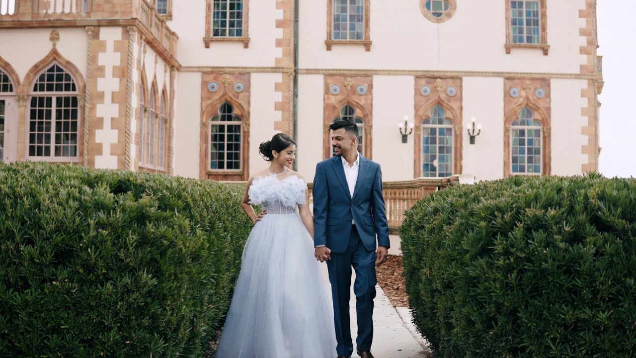 Dona + Kowshik Wedding Teaser // The Club Bella Collina // Ringling Home Ca' d'Zan