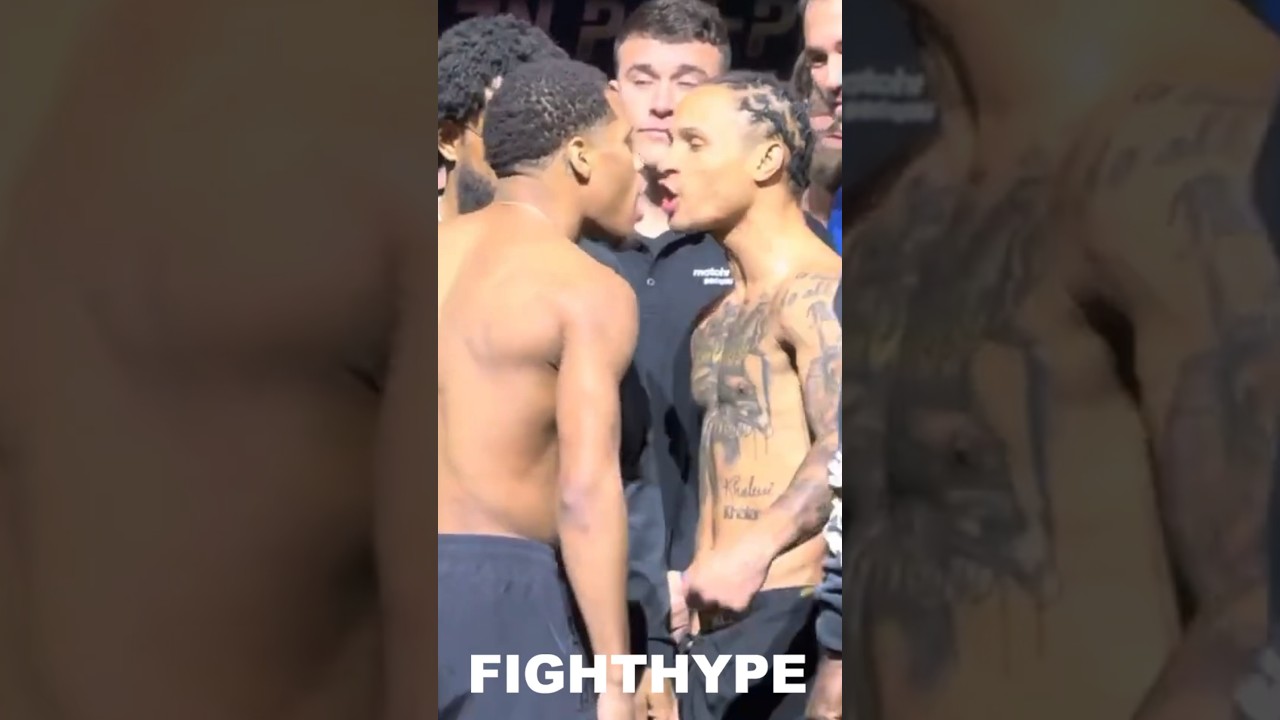 Devin Haney ERUPTS on Regis Prograis; REFUSES TO BREAK INTENSE FACE OFF