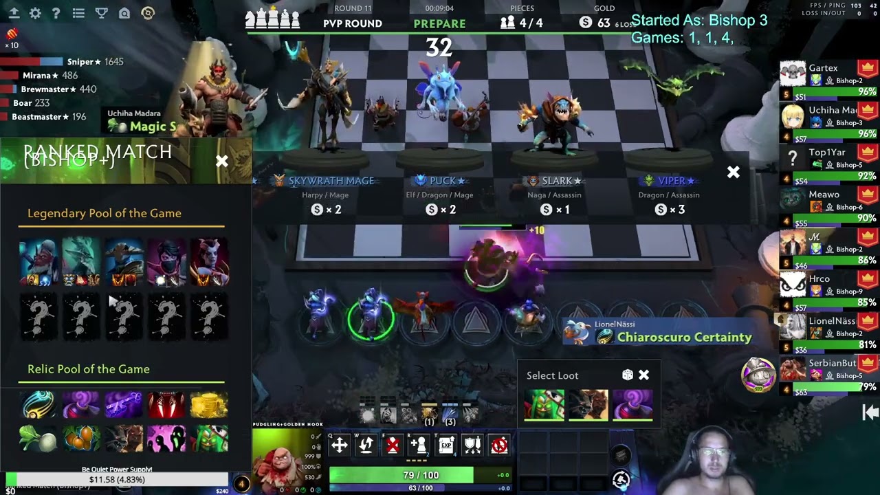 Hunter Build! Dota Auto Chess! Season 33!