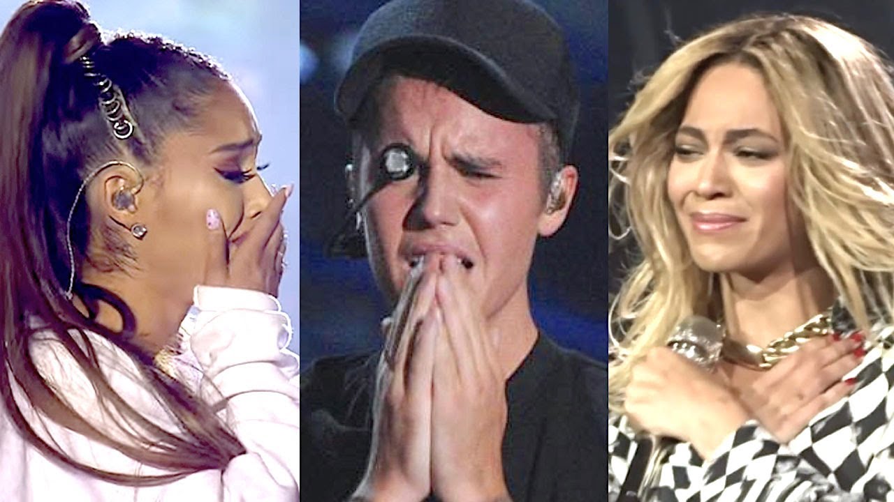 Famous Singers Crying While Performing on Stage (Singing Breakdowns 2017)
