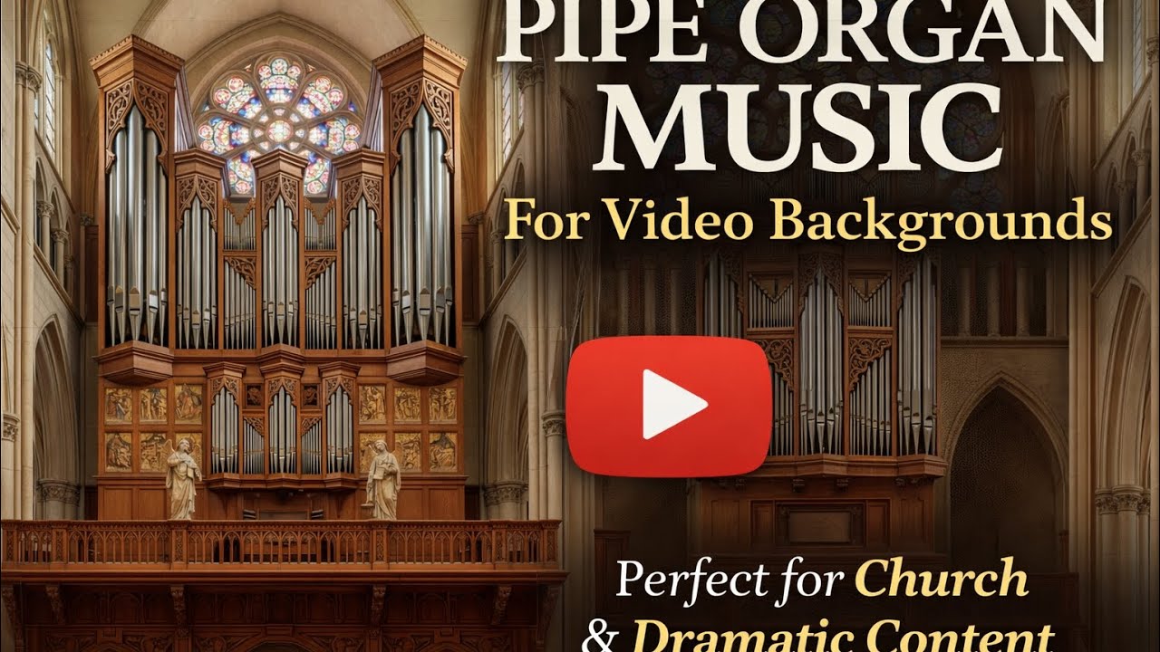 Majestic Pipe Organ Music: Royalty Free Sounds for Video Backgrounds, Meditation & Relaxation