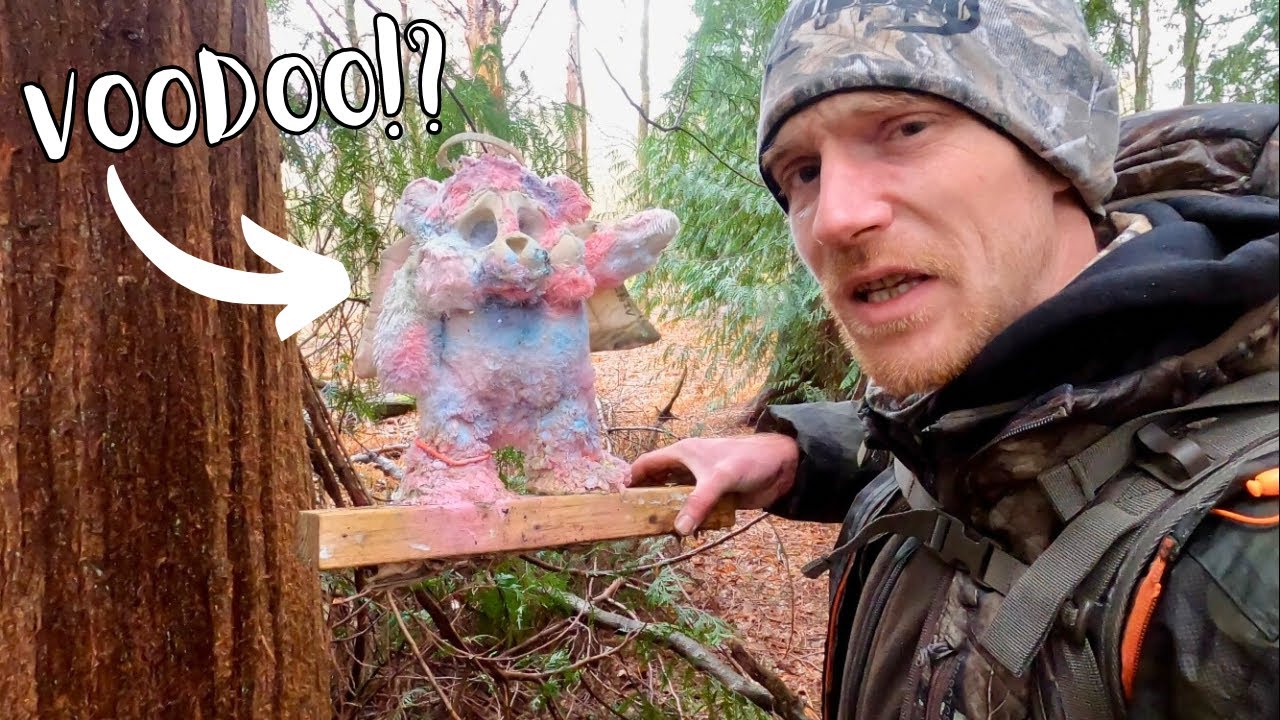 I camped in a woods used by WITCHES 🧙 Solo Overnight