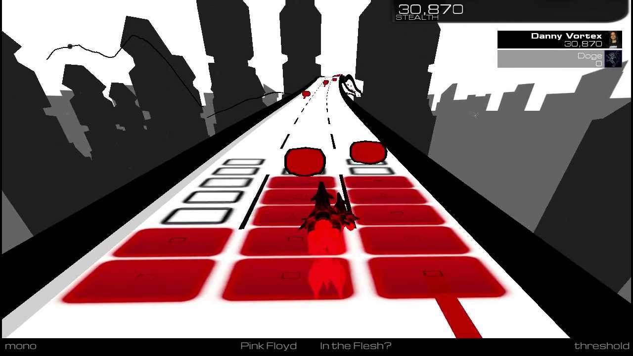 Audiosurf 2 - In the Flesh? (Pink Floyd) - Mono