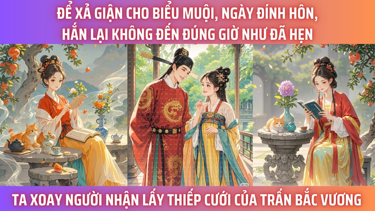 ĐỂ XẢ GIẬN CHO BIỂU MUỘI, NGÀY ĐÍNH HÔN, HẮN LẠI KHÔNG ĐẾN ĐÚNG GIỜ NHƯ ĐÃ HẸN. TA QUAY ĐẦU NHẬN LẤY