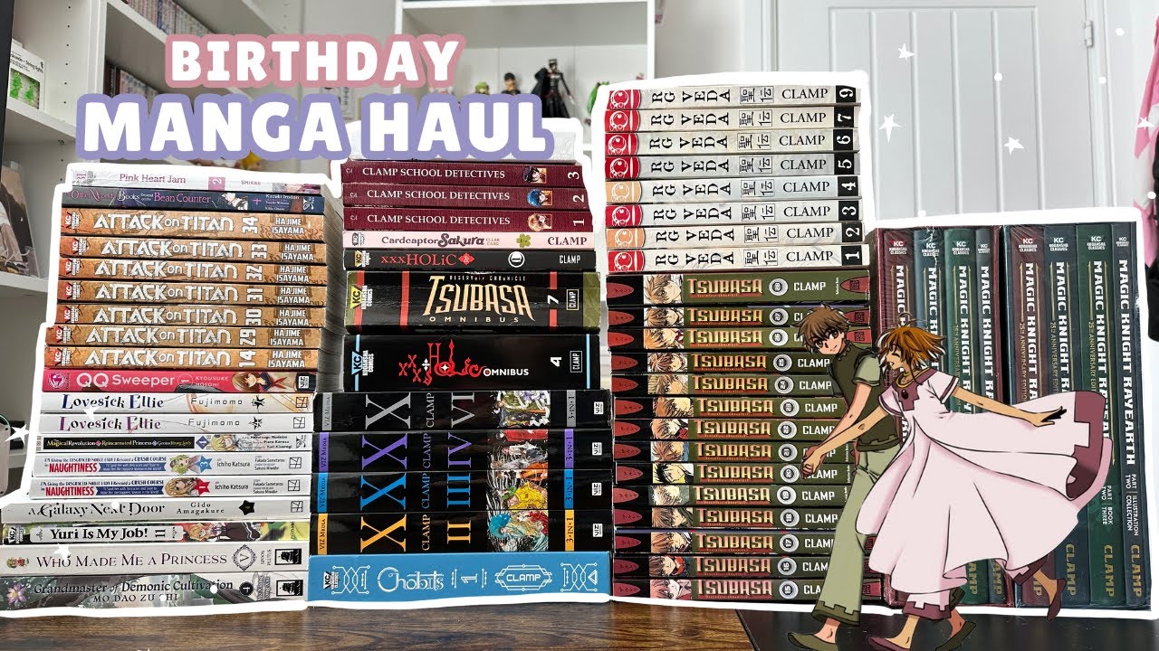 BIG BIRTHDAY MANGA HAUL 🎂 | march [60+ volumes ]