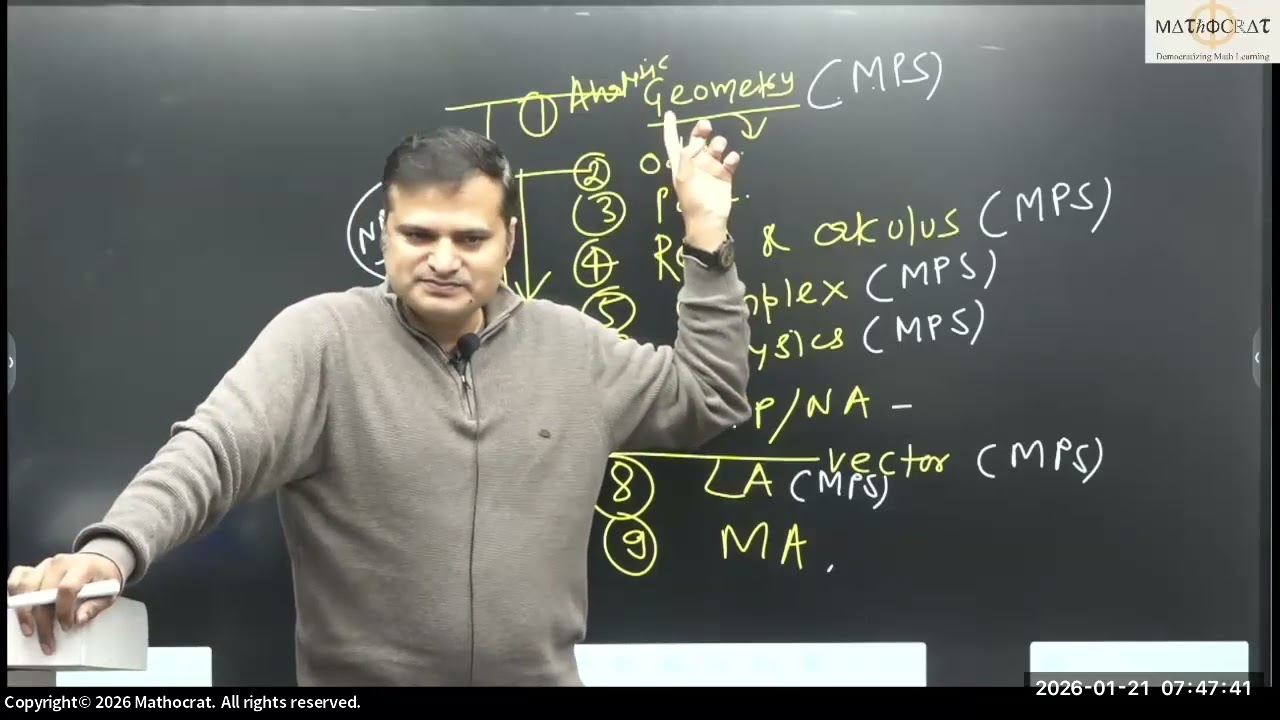 Foundation Course (FD7) Mathematics Optional UPSC CSE 2027| Orientation Class |MATHOCRAT