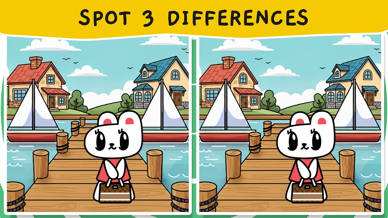 Spot the Difference 🔎 | Brain training #027