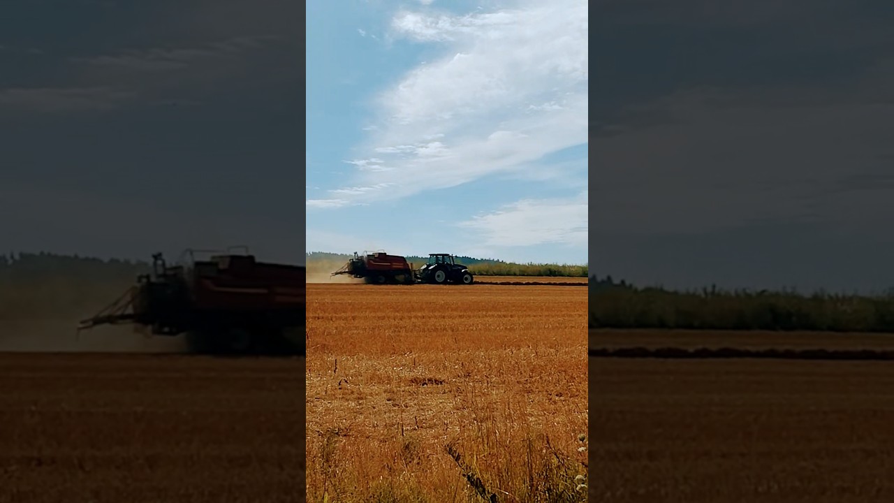 Harvest Switzerland #farming  #tractor