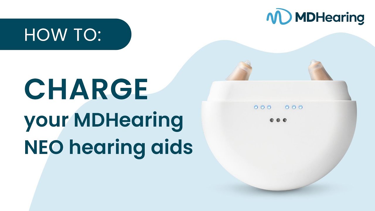 How to charge your NEO hearing aids