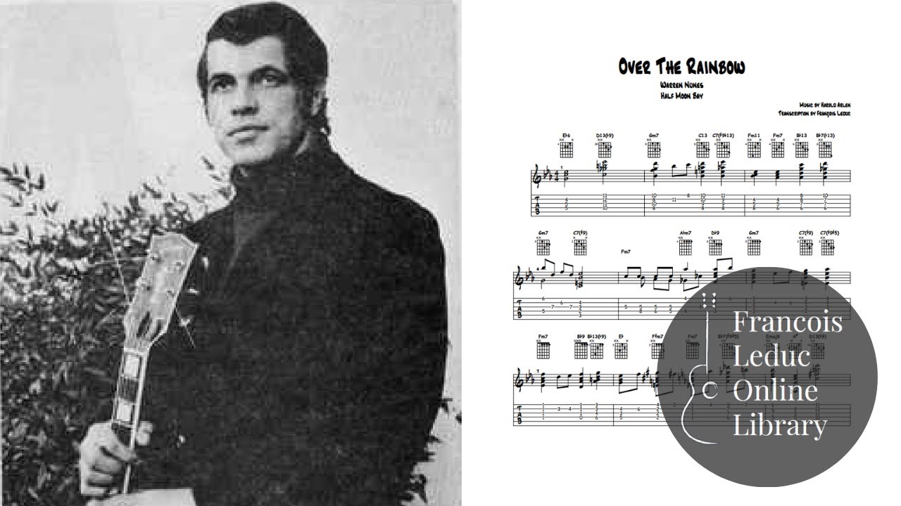 Over The Rainbow - Warren Nunes (Transcription)