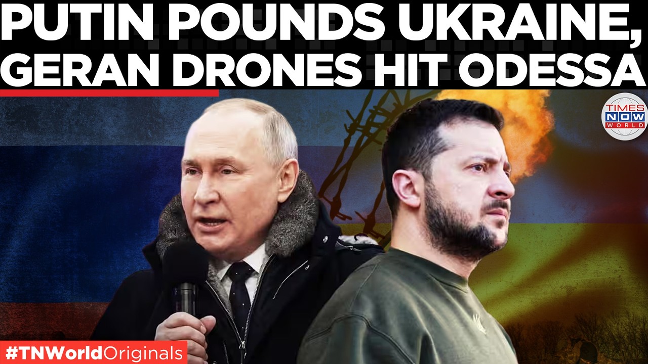 RUSSIA HAMMERS UKRAINE: Geran Drones Hit Odessa Port, Moscow Expands Ukraine Offensive