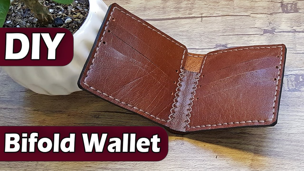 How to Make Wallet // Make Leather Bifold Wallet