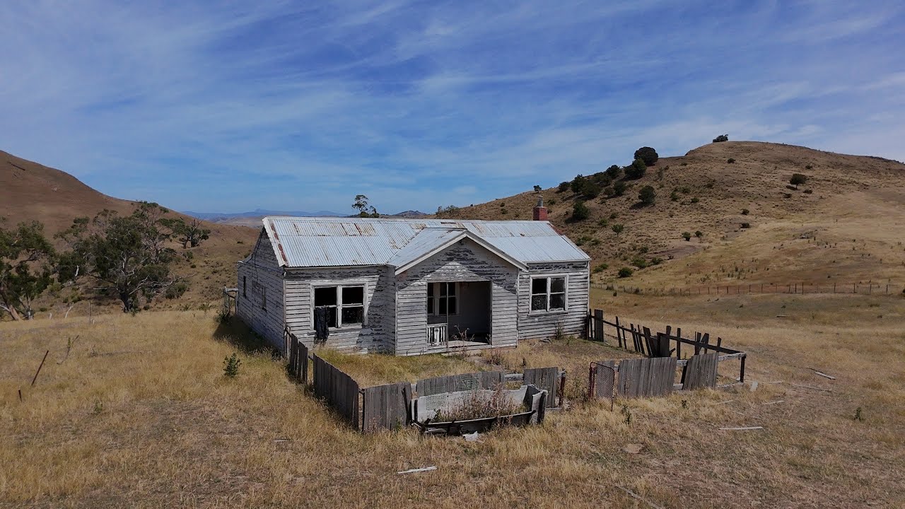 Abandoned farmhouse Hollowtree southwest Tasmania.