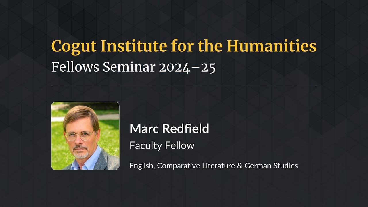 Spotlight • Marc Redfield, “Homeless Hospitality: Kant, Kafka, Lispector”