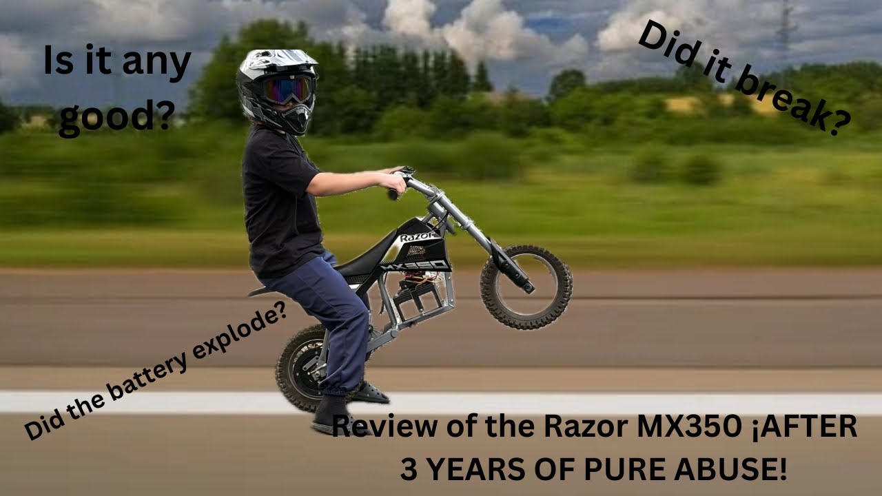 ¡Review of the Razor MX 350!     Look what happened next👀😬